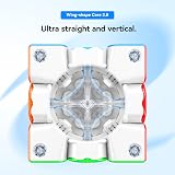 GAN GAN356 M E Magnetic Speed Cube 3x3 Turbo Magnet Pro+ 12 Tensions Frosted view 3