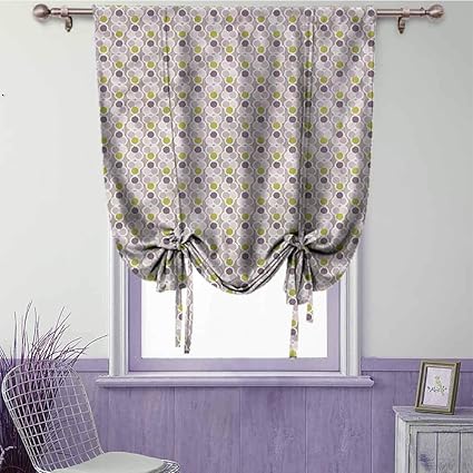 Ikat Cortina Opaca con Aislamiento térmico, Panel de Cortina con Globo