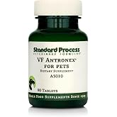 Standard Process VF Antronex for Pets, 90 Tablets | Feline and Canine Hepatic Support Formula, Healthy Liver Supplement for Cats and Dogs