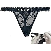 ToKuaigo Custom Thong with Name - Personalized Thong with Letter Name Hand Sewn, Personalized Gifts, Customized DADDY Thongs