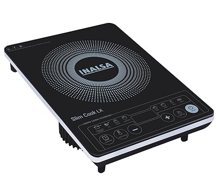 Inalsa Slim Cook Lx 1800-Watt Induction Cooker (Black/White)