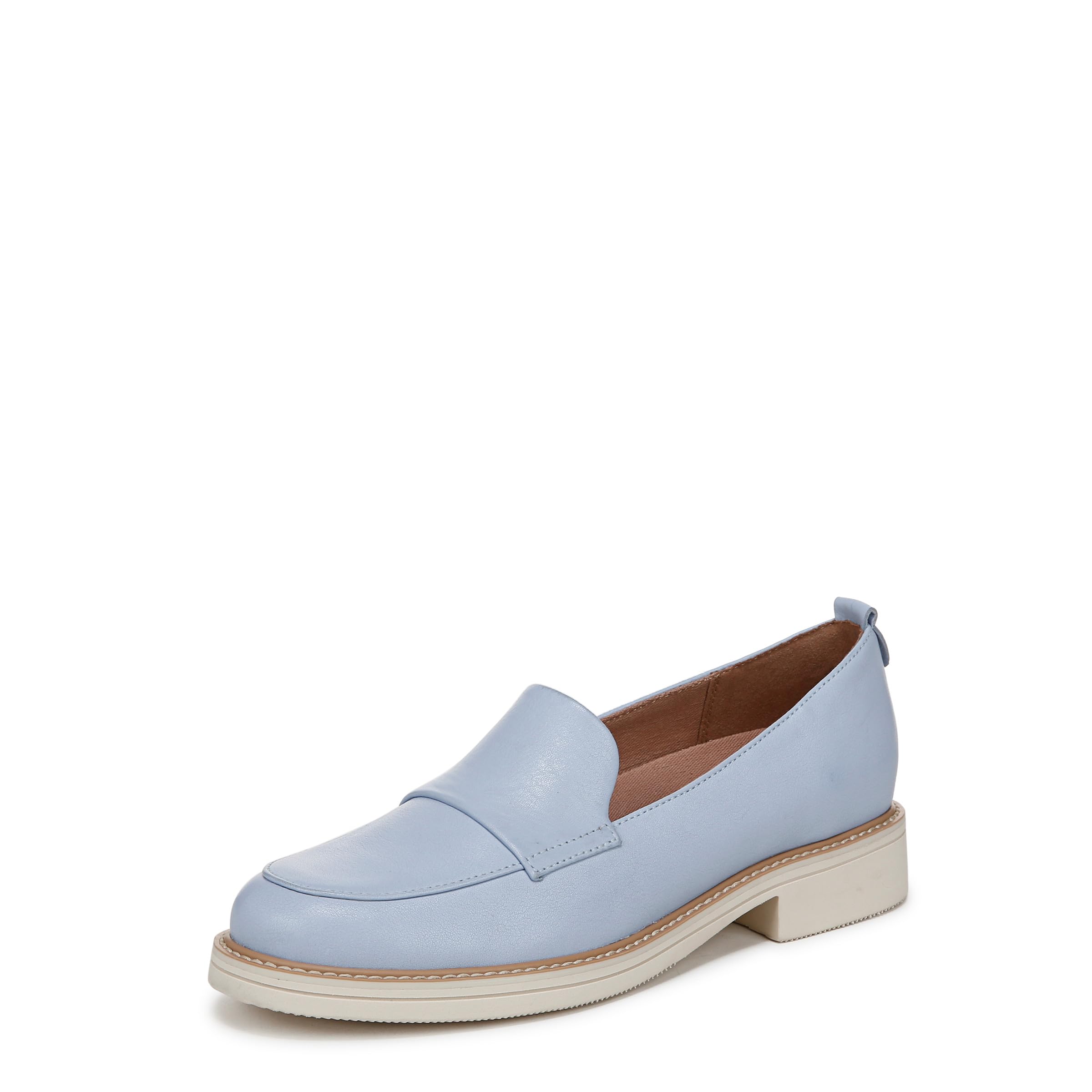 Naturalizer Womens Taylin Loafer Ice Blue Leather 9 M
