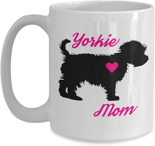yorkie mom mug