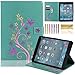 iPad Air 1st Case, Dteck(TM) Retro Design Premium Leather Skin Flip Stand Smart Cover with Auto Wake/Sleep Feature Magnetic Snap Smartshell for iPad Air/5th 9.7 inch Tablet--GREEN