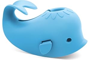 UMUACCAN Baby Bathtub Faucet Cover, Baby Safety Protection Silicone Toys, Bath Spout Cover Baby Bathtub, Faucet Cover Baby Bathtub Silicone Whale for Kids, Toddler, Infant, Gifts for Children