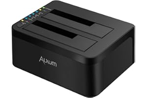 Alxum USB 3.0 to Sata Hard Drive Docking Station with Offline Clone Function for 2.5 3.5 Inch HDD Ssd, Support 18Tb Max and U