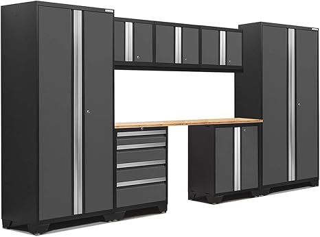 Newage Products 50060 Bold 3 0 Garage Storage Cabinet Set With