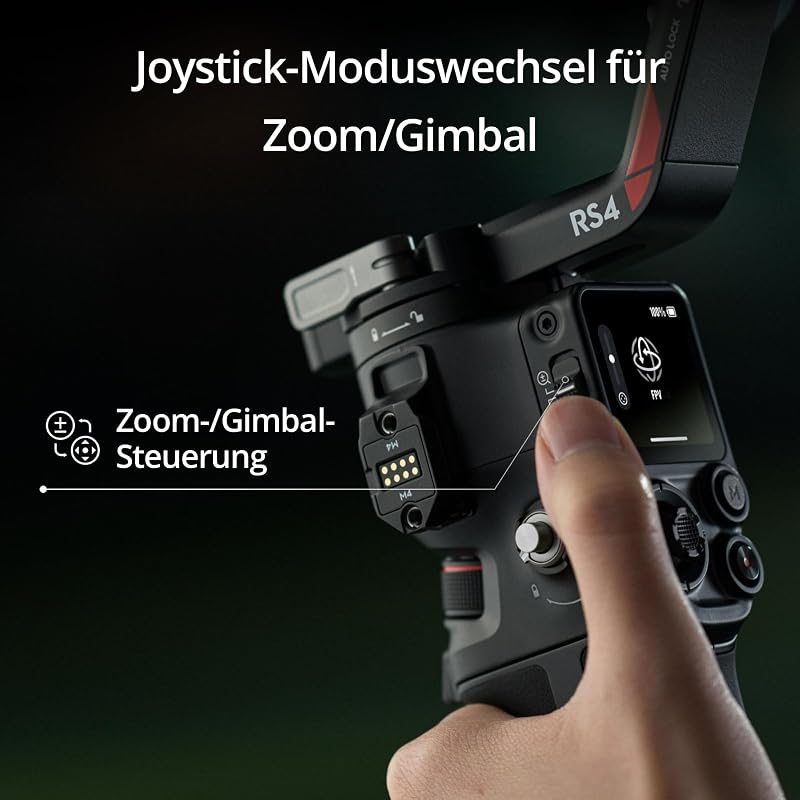 RS 4, Gimbal Stabilisator für Kameras, Canon/Sony/Nikon/Fujifilm