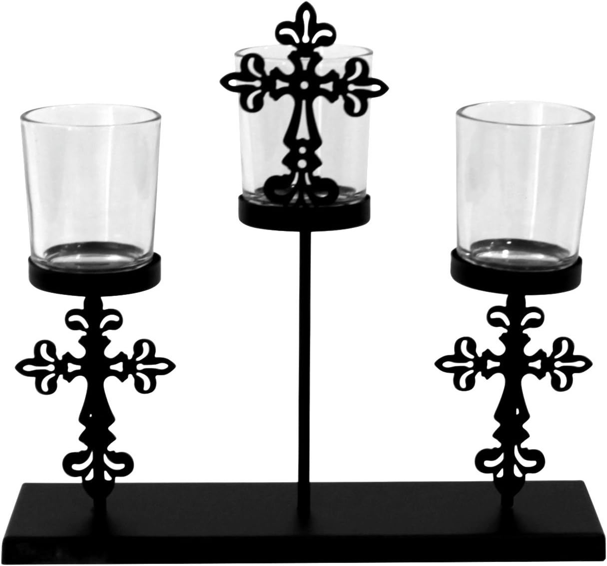 Better Homes and Gardens 4 Piece Set Cross Votive Holder: Amazon.ca