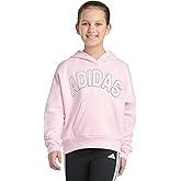 adidas girls Fleece Colorblock Hooded Sweatshirt
