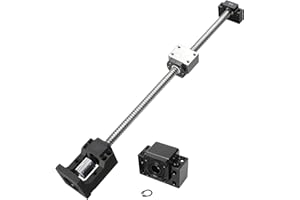 CNCMANS Ballscrew SFU1605 1000mm Precision DIY CNC Kit, Includes 16mm SFU1605 Ball Screw with End Machining, BK/BF12 End Supports, Coupler, Nut Housing and Motor Bracket for Nema23 Stepper Motor