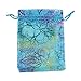 BoNaYuanDa 50pcs Coralline Organza Jewelry bags Candy Pouch Party Wedding Favor Gift Bag 2 Colors