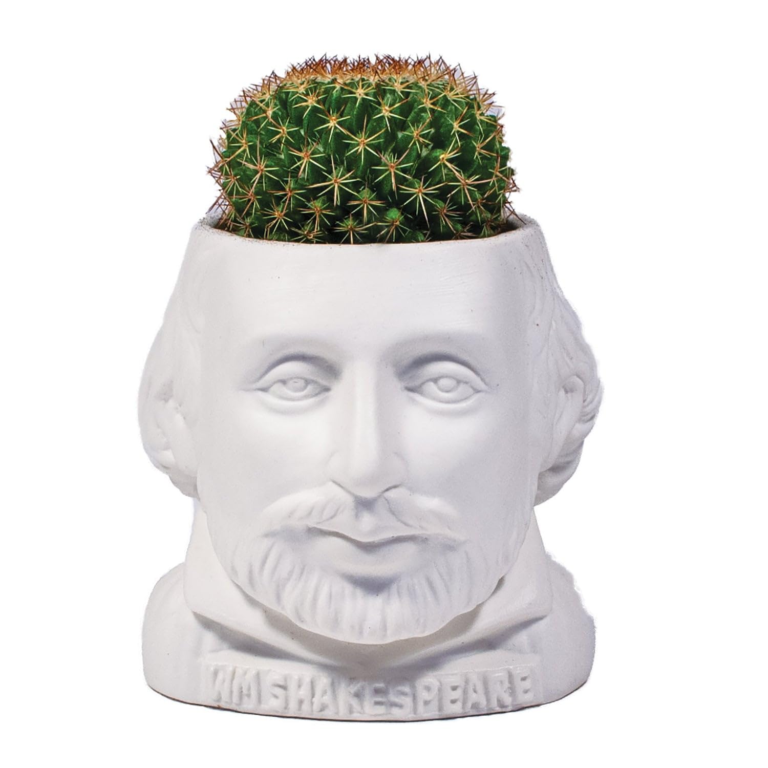The Unemployed Philosophers Guild Planter William Shakespeare : UPG Fertile Minds Ceramic Planter