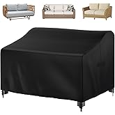 Outdoor Sofa Cover Waterproof, 2-Seater Durable Patio Furniture Covers for Outdoor Sofa Loveseat Bench 60’’ W x 34’’ D x 30’’ H