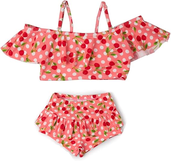 Amazon Teddy キッズ 水着 女の子 フリル ビキニ セパレート 子供 ジュニア 2点セット パンツ トップス 着替え楽々 Kids190 水着 通販 Amazon Teddy キッズ 水着 女の子 フリル ビキニ セパレート 子供 ジュニア 2点セット パンツ トップス 着替え楽々 Kids190 水着 通販