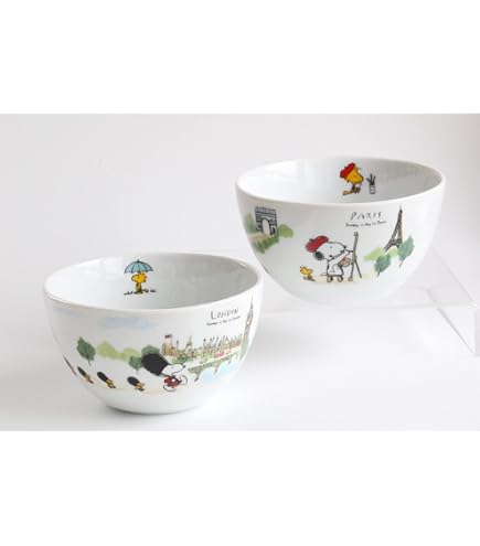 Amazon.com | 金正陶器(Kaneshotouki) Peanuts Snoopy Indigo Rice
