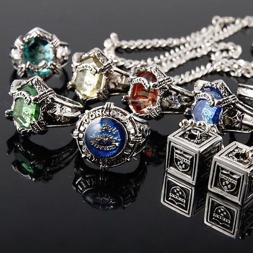 Cool Katekyo Hitman Reborn Vongola Deblocking Rings Set With 2 Caskets &amp; Ring Necklace by PSK limited by PSK limited