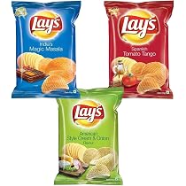 Amazon.com: OHMARKET Lay's Potato Chips India's Magic Masala 52g + ...