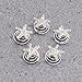 SenseYo 12pcs Starfish Bridal Wedding Hair Pins Crystal Swirl Hair Twists Coils Spirals Hairpin Clip Accessories
