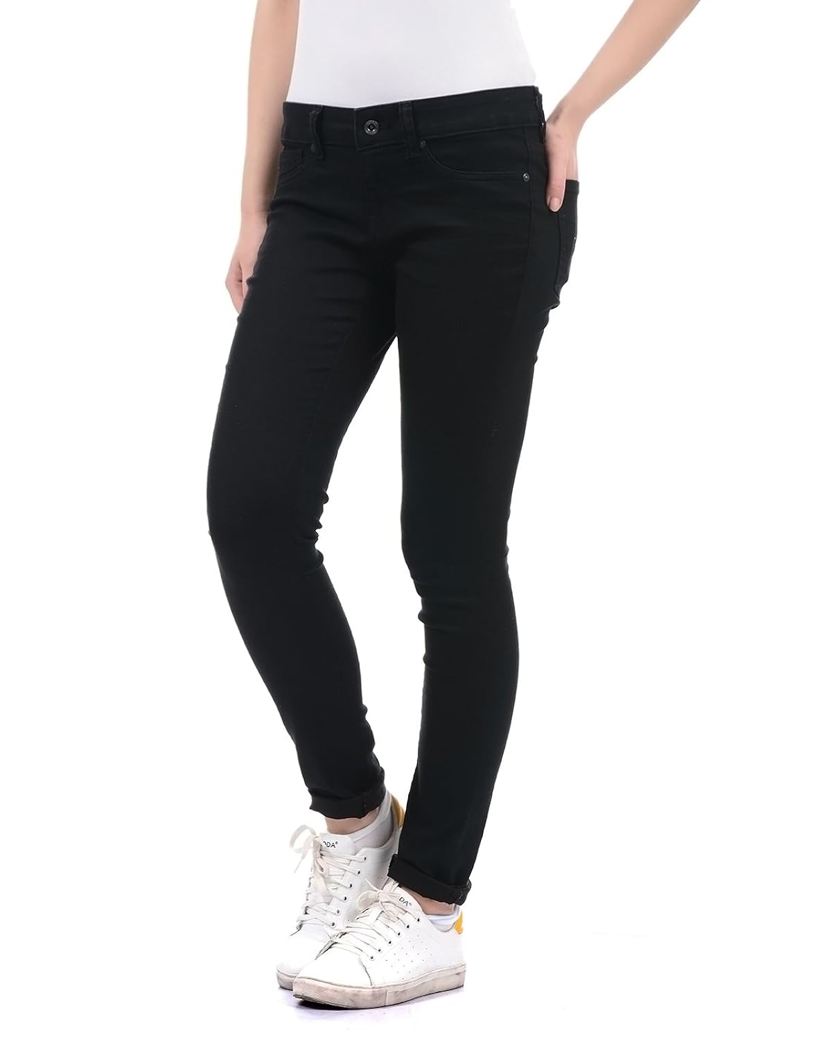 pepe jeans women solid jegging