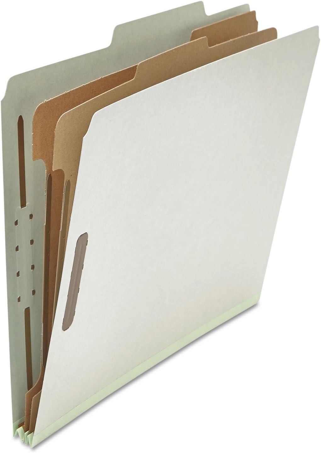 Universal 10272 Pressboard Classification Folder, Letter, Six-Section, Gray, 10/Box: Home & Kitchen