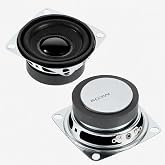 Fyntave 2 PCS 2" 8ohm 3w Range Audio Speaker Stereo Woofer Loudspeaker | Hifi Full Range Speaker, Shallow Coaxial Car Audio Speaker, Loundspeaker Micro for TV Computer DIY Boom Box Speaker