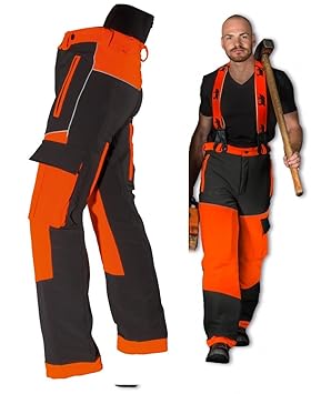 Keilerforst, Schnittschutzhose, Waldhose, Forsthose Gr. 'M', 50-52