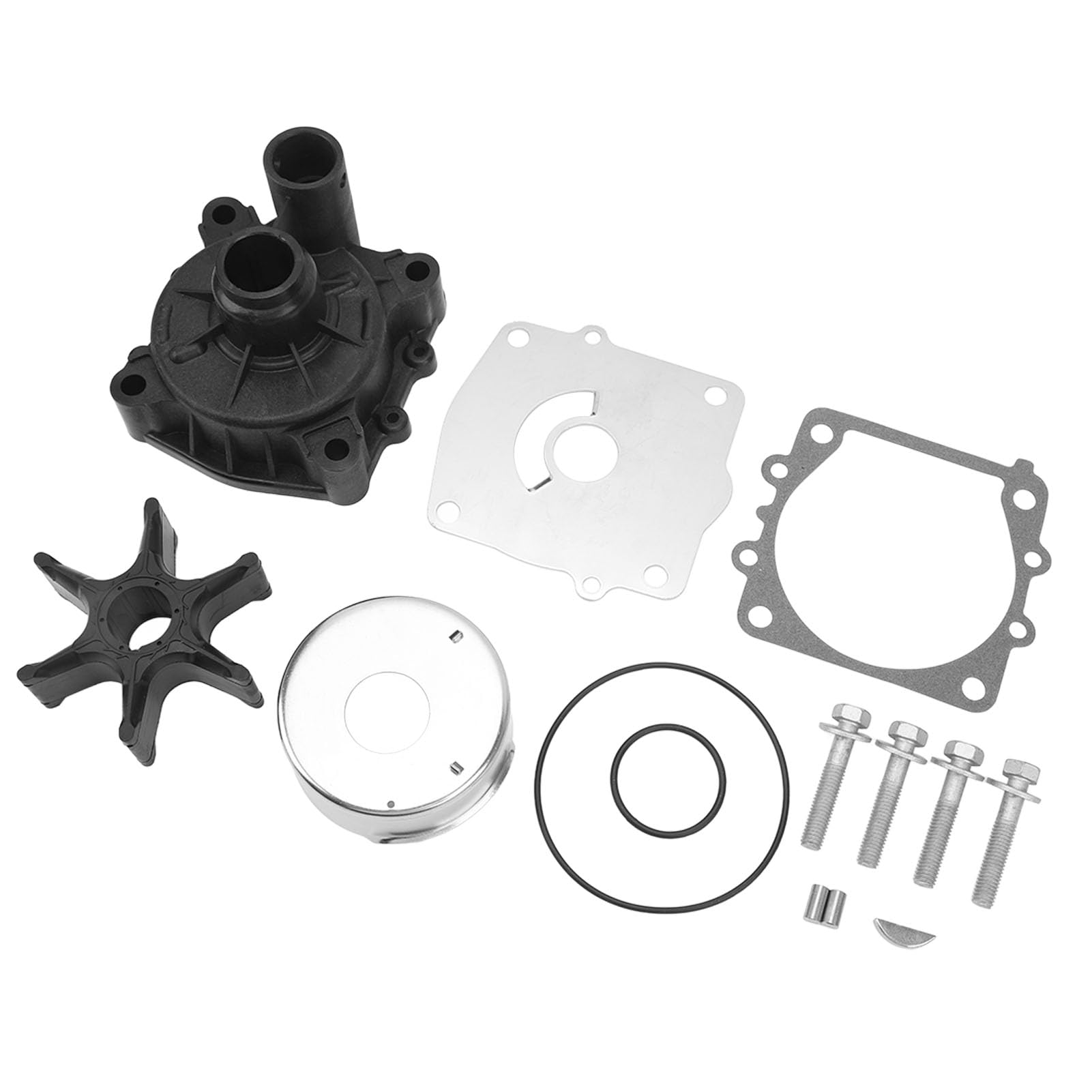 TKSE Water Pump Impeller Kit, 61AW0078 Outboard Water Pump Impeller Kit Repair Accessories Replacement for Ya-ma-ha 2 Stroke 4 Stroke Outboards 150 175 200 250 HP