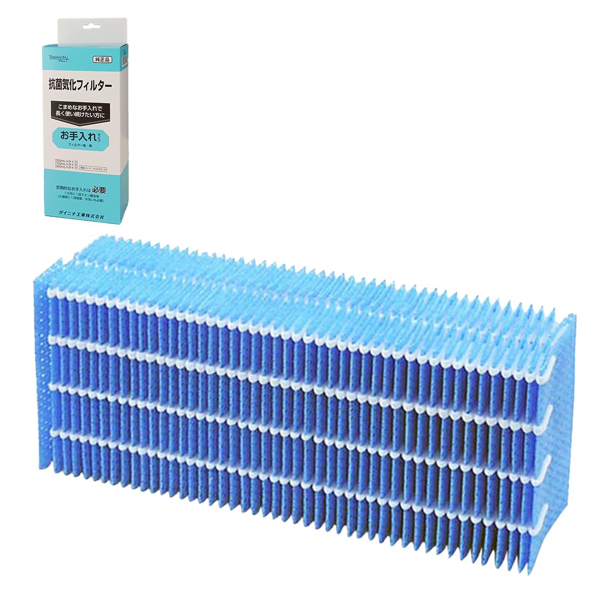 【純正品】ダイニチ (Dainichi) 加湿器 フィルター 交換用 抗菌気化フィルター H060518 ブルー 【H060509 H060511 後継品】商品画像