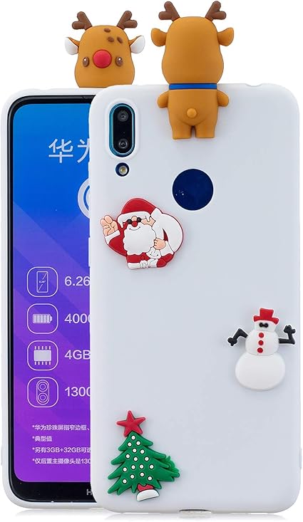 Disegni Di Natale 3d.Hopmore Silicone Cover Per Samsung Galaxy A40 2019 Disegni Natale 3d Divertenti Fantasia Gomma Morbido Custodia Antiurto Protettiva Tpu Slim Case Caso Molle Amazon It Elettronica