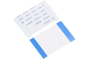 MECCANIXITY FFC FPC Flat Flexible Cable, 40 Pin 0.5mm Pitch 30mm Long (A Type) for LCD 3D Printer Camera DVD TV Laptop Audio Pack of 10