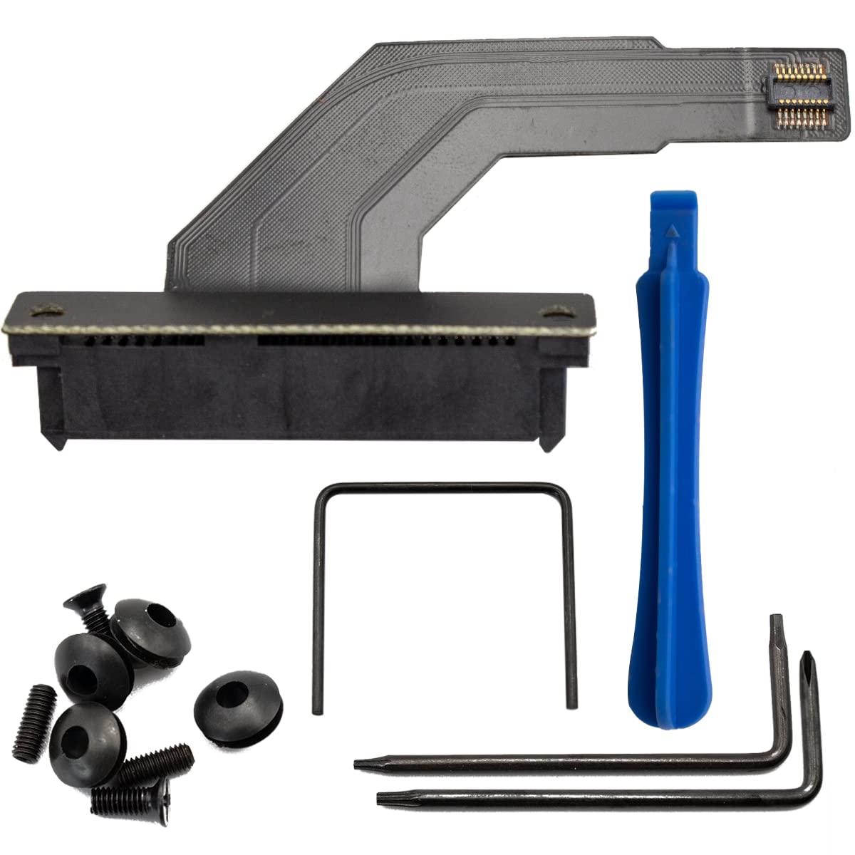 MMOBIEL HDD SSD SATA Hard Disk Drive First Flex Cable HDD Replacement Kit Compatible with Apple Mac Mini A1347-2009/2010 / 2011/2012 - Incl. Tool Kit