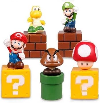 Amazon Com Jiahui Brand Super Mario Brothers Birthay Cake Topper