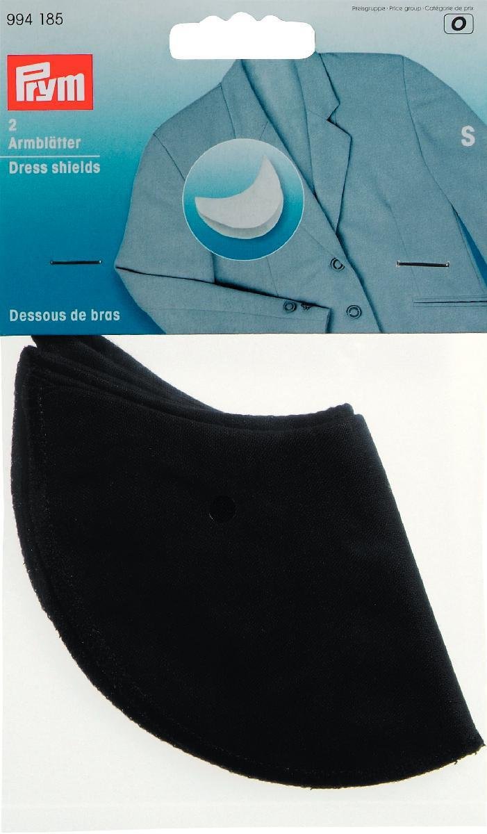 Prym - Cotton Black Size S Dress Shields - 1 Unit