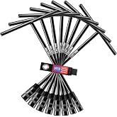 MTO T-Handle Metric Socket Wrench Set, 6-Point (6, 8, 10, 11, 12, 13, 14, 15mm) with Hanging Organizer Strap, Cr-V Steel Lug Wrench Hex Socket for Motorcycle Car Bicycle Repair (8 Pack)