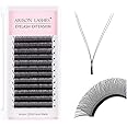 Arison Lashes YY Eyelash Extension y Lashes 0.07mm D Curl Mix Tray 8-15mm Premade Fans Volume Y Shape Faux Mink Matte 12 rows Cluster pre Fanned Soft Eye Lashes