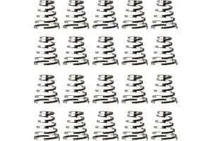 Milisten 20pcs Stainless Steel Bike Skewer Springs Front/Rear Wheel Axle Spring Universal Mounting Parts for Road Mountain Bi