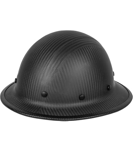 Lift Safety DAX Full Brim Matte Black Carbon Fiber Hard Hat