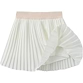 Girls' Gradient Print Skorts with Built-in Shorts | High Waisted Adjustable Skater Skirt for School & Play | Age 5-12 Years