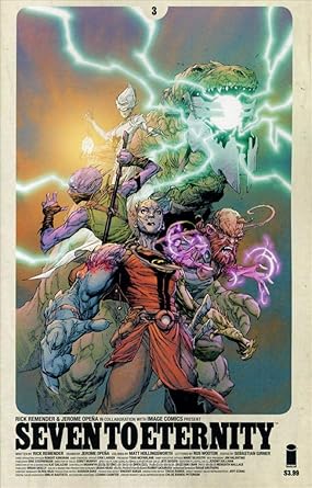 Amazon Com Seven To Eternity 3a Vf Nm Image Comic Book Entertainment Collectibles