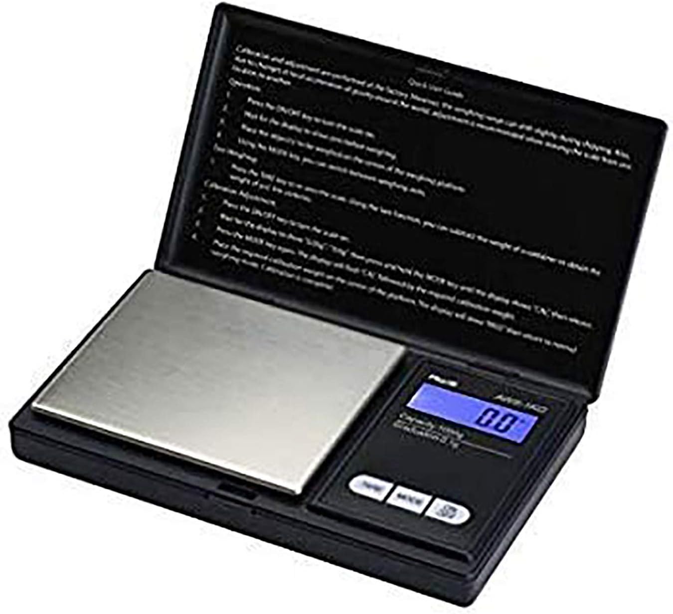 AWS Series Digital Pocket Weight Scale 250g x 0.1g, (Black), AWS-250-BLK