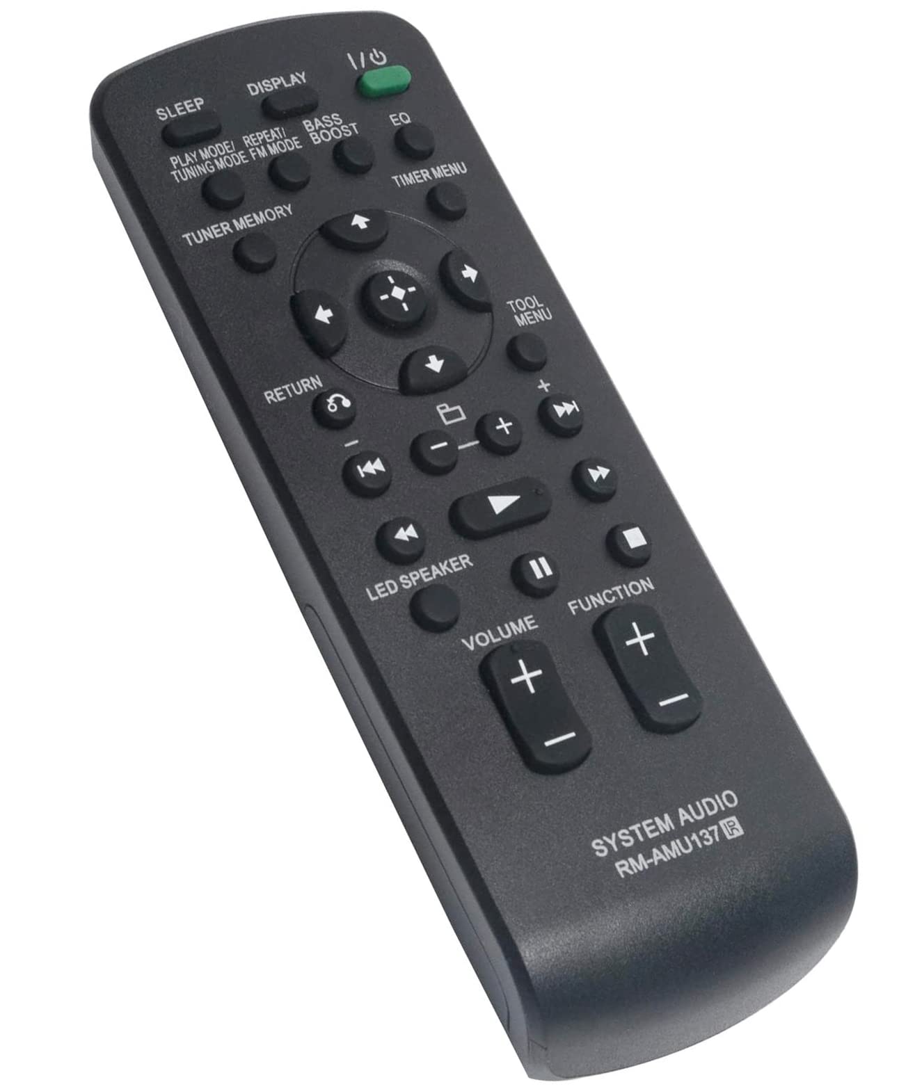VINABTY Replacement Remote Control Fit for Sony HOME AUDIO DOCKING SYSTEM FST-GTK33iP FST-GTK11iP RDH-GTK33iP RDH-GTK11iP RM-AMU137