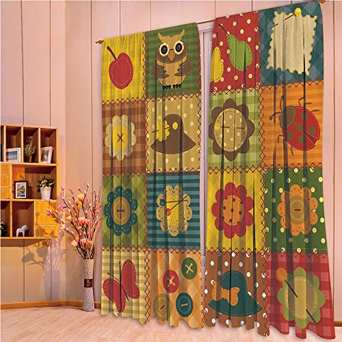 Zhicassiesophier Finel Kids Curtains For Living Room Bedroom