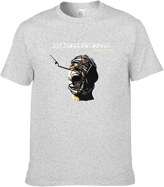 Amazon Co Jp ｔシャツ メンズ 半袖 おしゃれ Scorpions Acoustica プリント ブラック Clothing Accessories