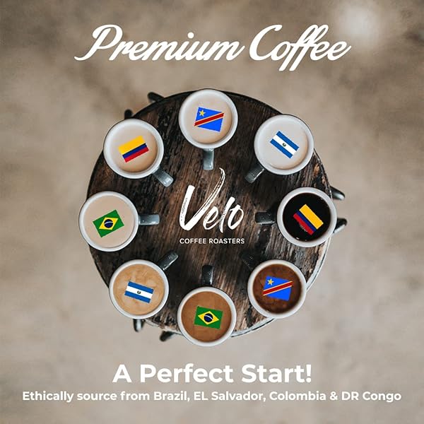 VELO COFFEE ROASTERS – FRESH SMALL BATCH MEDIUM ROASTED PREMIUM COFFEE GROUNDS [200 GRAMS] | ARABICA ROAST GROUND COFFEE – 7.05OZ | MORNING FIXIE – A NUTTY DARK CHOCOLATE BLEND