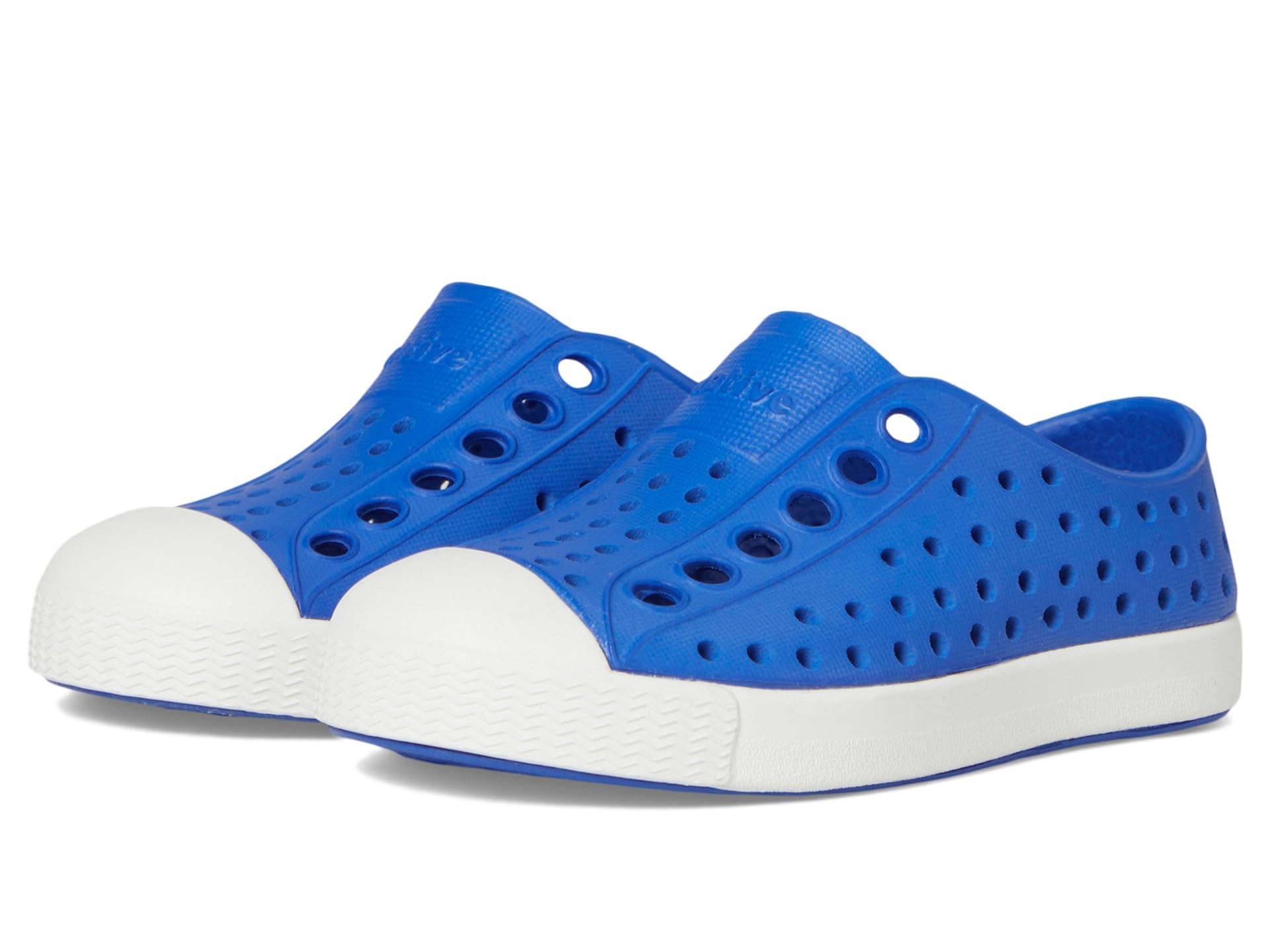 Native Shoes Unisex Kid Jefferson (Toddler/Little Kid) UV Blue/Shell White 5 Toddler Medium Image Native Shoes Unisex Kid Jefferson (Toddler/Little Kid) UV Blue/Shell White 5 Toddler Medium Image
