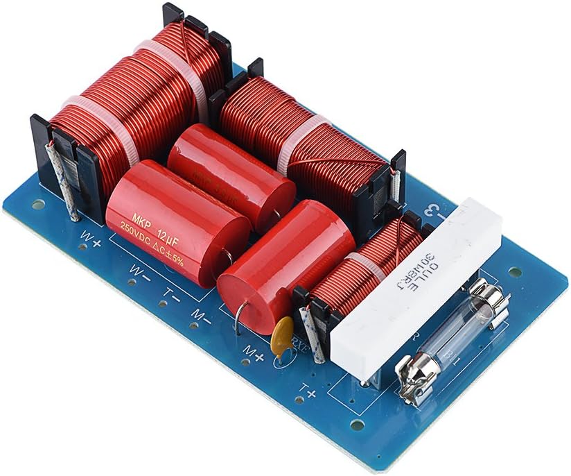 TICFOX 3-Wege Frequenzweiche 300W - Lautsprecher Filter Für Audio Upgrade