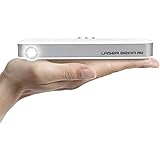 Laser Beam Pro C200, FDA Assessed Class 1 Laser Projector, Focus Free 20-150”, HD 768P Native Resolution, 120 Min Rechargeable Battery, Compatible w/ HDMI Support Devices, Built-in Internet, YouTube