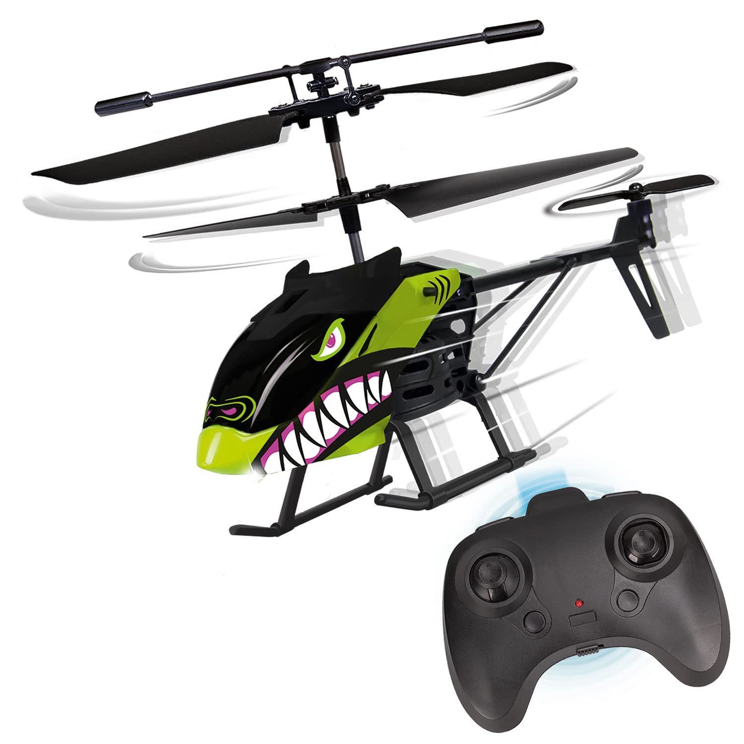 Xtrem Raiders - Shark Helicopter | Remote Control Helicopter for Children | Rc Helicopters for Adults | Helicopters Toy Remote | Flying Helicoptero for Kids +8