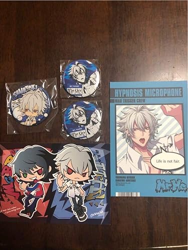 Amazon ヒプノシスマイク ヒプマイ アニメイト購入特典ポスカード サンリオコラボ 碧棺左馬刻 缶バッジ アニメ 萌えグッズ 通販